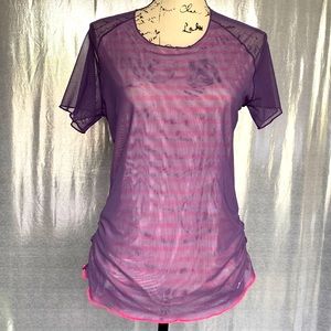 Reversible Mesh Brooks Top Short Sleeve